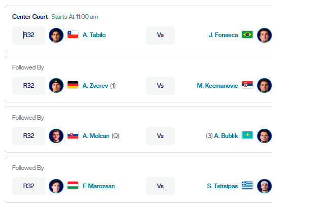 atp munich partidos martes14 abril 2026